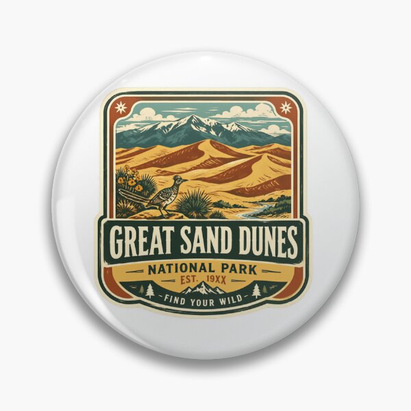 Item preview, Great Sand Dunes National Park Est. 19xx Find Your Wild National Park Outdoors Traveler Hiking designed and sold by Simsimah26Parks.