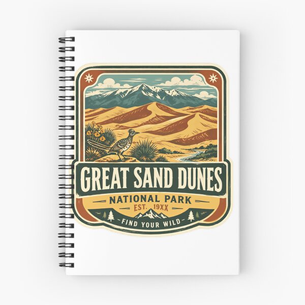 Item preview, Great Sand Dunes National Park Est. 19xx Find Your Wild National Park Outdoors Traveler Hiking designed and sold by Simsimah26Parks.