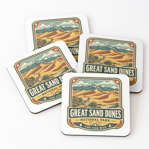 Item preview, Great Sand Dunes National Park Est. 19xx Find Your Wild National Park Outdoors Traveler Hiking designed and sold by Simsimah26Parks.