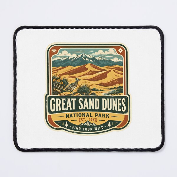 Item preview, Great Sand Dunes National Park Est. 19xx Find Your Wild National Park Outdoors Traveler Hiking designed and sold by Simsimah26Parks.