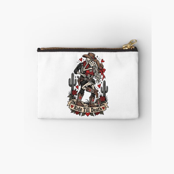 Item preview, Skeleton Cowgirl Ride Till Death designed and sold by tollaru.