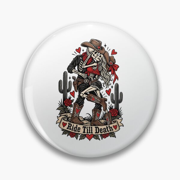 Item preview, Skeleton Cowgirl Ride Till Death designed and sold by tollaru.