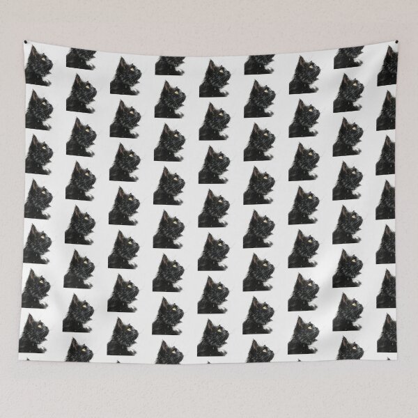 Item preview, Cat | Black & White Cat | Minimal Pet Aesthetic Art designed and sold by Mandayartstudio.