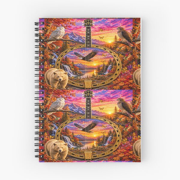 Item preview, Banjo in Vibrant Nature Scene designed and sold by InezPhotography.