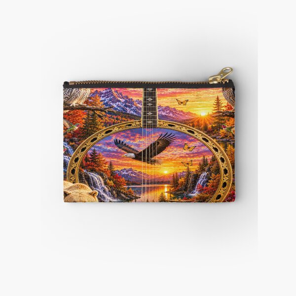 Item preview, Banjo in Vibrant Nature Scene designed and sold by InezPhotography.