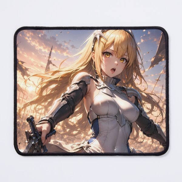 Item preview, Ais Wallenstein DanMachi Golden Battlefield Knight designed and sold by SolenneAzur.
