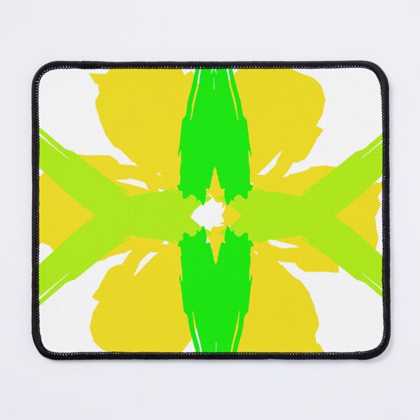 Item preview, Electric Lime Starburst Symmetrical Abstract designed and sold by meghnad.