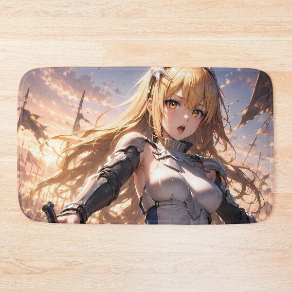 Item preview, Ais Wallenstein DanMachi Golden Battlefield Knight designed and sold by SolenneAzur.