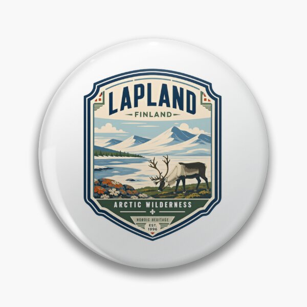 Item preview, Lapland Finland Arctic Wilderness Nordic Heritage Est. 1996 Travel Souvenir designed and sold by Star3NowForMe.