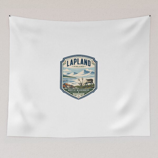 Item preview, Lapland Finland Arctic Wilderness Nordic Heritage Est. 1996 Travel Souvenir designed and sold by Star3NowForMe.