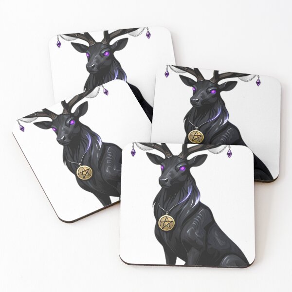 Item preview, Gothic Dark Stag Familiar designed and sold by IllumeInk.