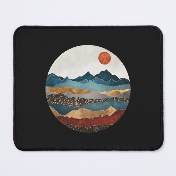 Item preview, Abstract Mountain Circle Sun Landscape designed and sold by ANNEINGTON.