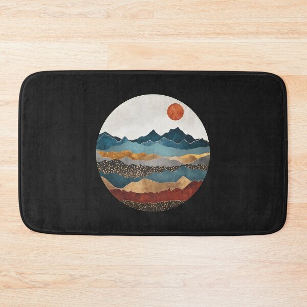 Item preview, Abstract Mountain Circle Sun Landscape designed and sold by ANNEINGTON.