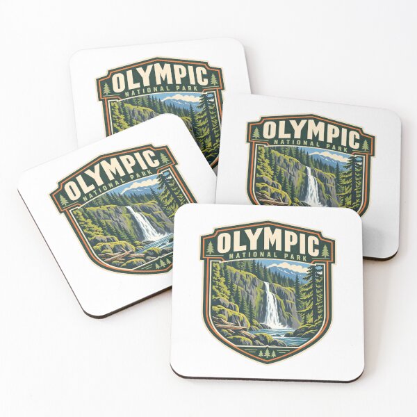 Item preview, Olympic National Park Washington Travel Outdoors Hiking Souvenir designed and sold by Star3NowForMe.
