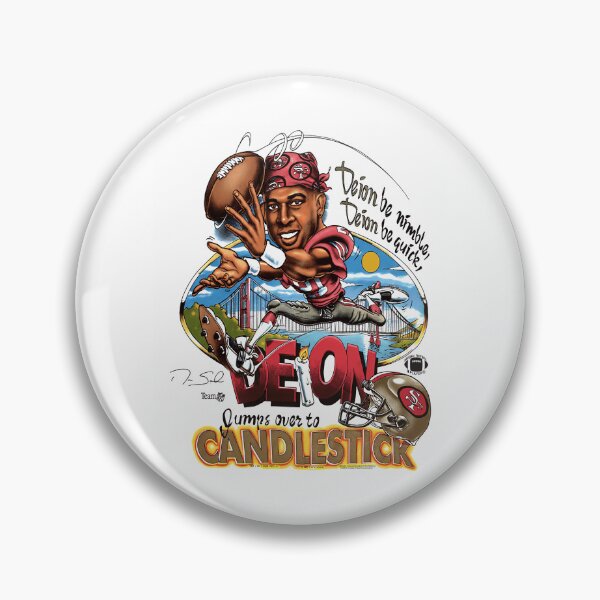 Item preview, Deion Sanders Prime Time Caricature San Francisco designed and sold by doiclr498.