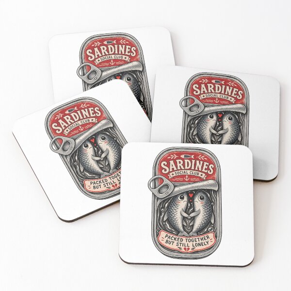 Item preview, Sardines Social Club Still Lonely designed and sold by tollaru.