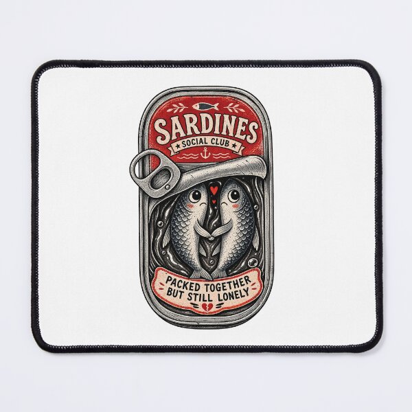 Item preview, Sardines Social Club Still Lonely designed and sold by tollaru.