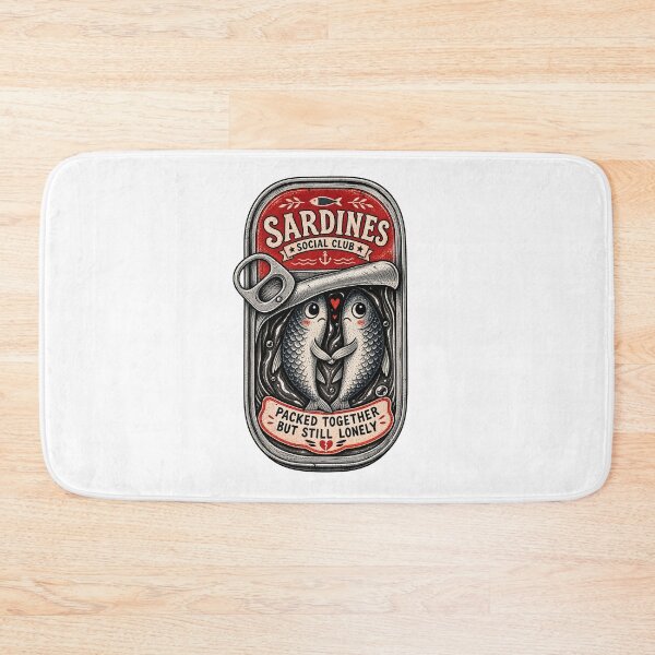 Item preview, Sardines Social Club Still Lonely designed and sold by tollaru.