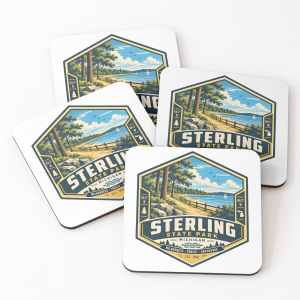 Item preview, Sterling State Park Michigan Wilderness Trails Adventure Outdoor Travel designed and sold by Simsimah26Parks.