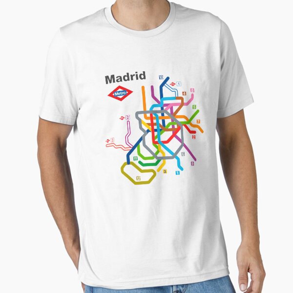 Item preview, Madrid Metro diagram designed and sold by shbubble1.