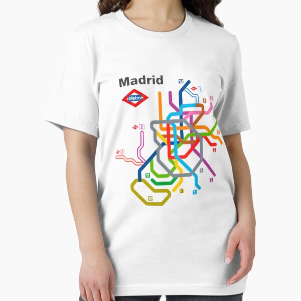 Item preview, Madrid Metro diagram designed and sold by shbubble1.