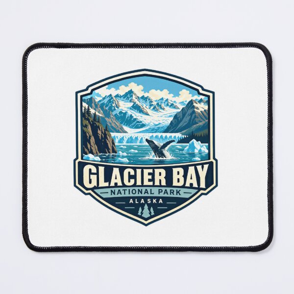 Item preview, Glacier Bay National Park Alaska Traveler Souvenir Whale Mountain Nature Lover designed and sold by Simsimah26Parks.