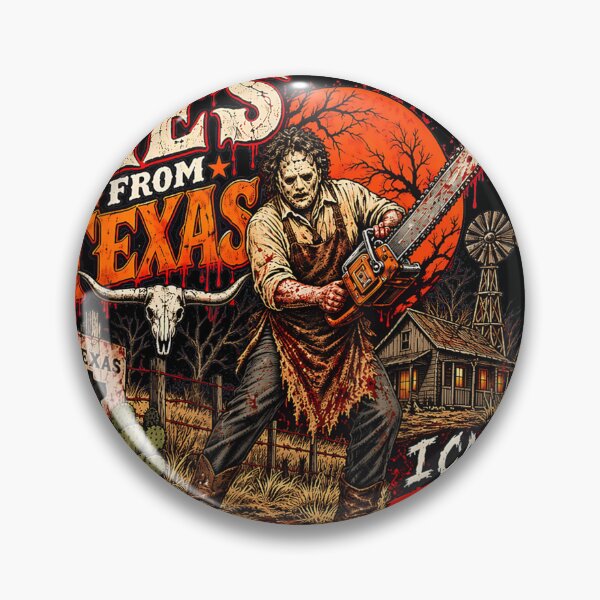Item preview, Hes from Texas I Can Tell Chainsaw Horror Halloween  designed and sold by EricCotanori.