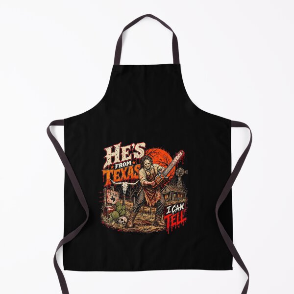 Item preview, Hes from Texas I Can Tell Chainsaw Horror Halloween designed and sold by EricCotanori.