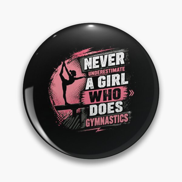 Item preview, Never Underestimate A Girl Who Does Gymnastics Athlete designed and sold by SkeletonsDanger.