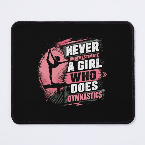 Item preview, Never Underestimate A Girl Who Does Gymnastics Athlete designed and sold by SkeletonsDanger.
