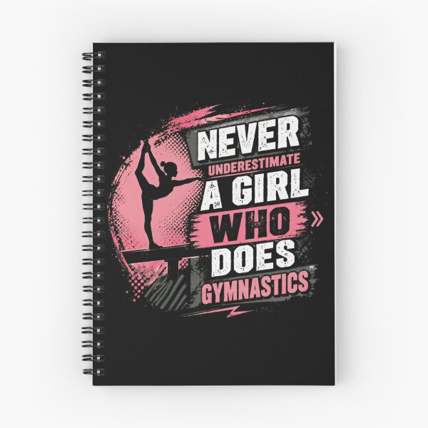 Item preview, Never Underestimate A Girl Who Does Gymnastics Athlete designed and sold by SkeletonsDanger.