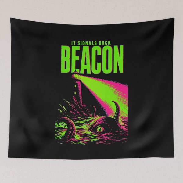 Item preview, Halloween It Signals Back Haunted Lighthouse Horror designed and sold by Uglyandcute.