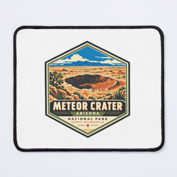 Item preview, Meteor Crater Arizona National Park Scenic Wilderness Travel Souvenir designed and sold by Simsimah26Parks.