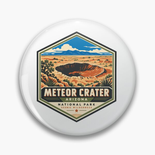 Item preview, Meteor Crater Arizona National Park Scenic Wilderness Travel Souvenir designed and sold by Simsimah26Parks.
