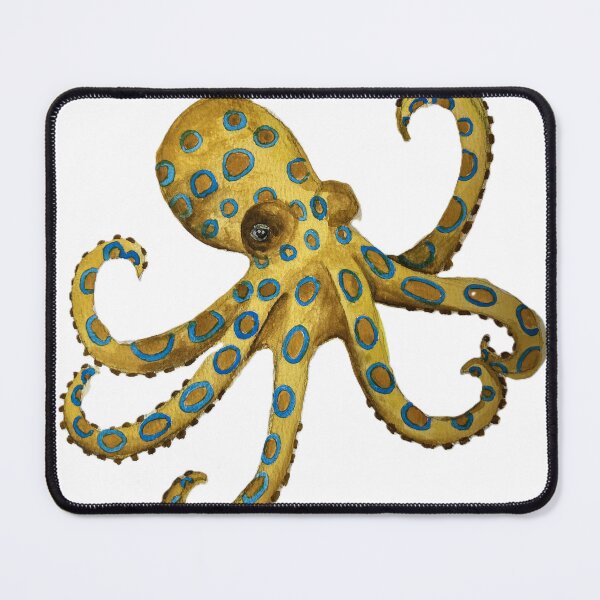 Item preview, Blue Ringed Octopus designed and sold by Tidal Wonder Studio.