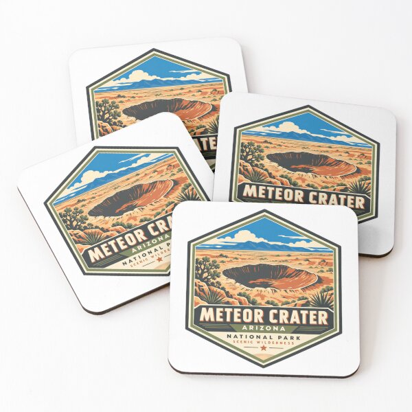 Item preview, Meteor Crater Arizona National Park Scenic Wilderness Travel Souvenir designed and sold by Simsimah26Parks.