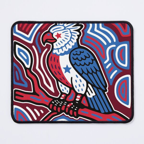Item preview, Panamanian harpy eagle mola designed and sold by Melquidedec.