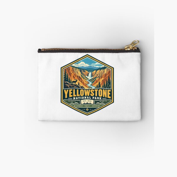 Item preview, Yellowstone National Park Est. 1916 Wilderness Trails Adventure Travel Outdoors Hikers Campers designed and sold by Simsimah26Parks.