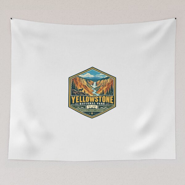 Item preview, Yellowstone National Park Est. 1916 Wilderness Trails Adventure Travel Outdoors Hikers Campers designed and sold by Simsimah26Parks.
