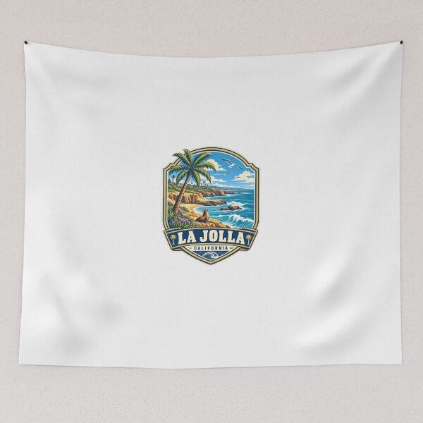 Item preview, La Jolla California Coastal Beach Travel Souvenir designed and sold by Star3NowForMe.