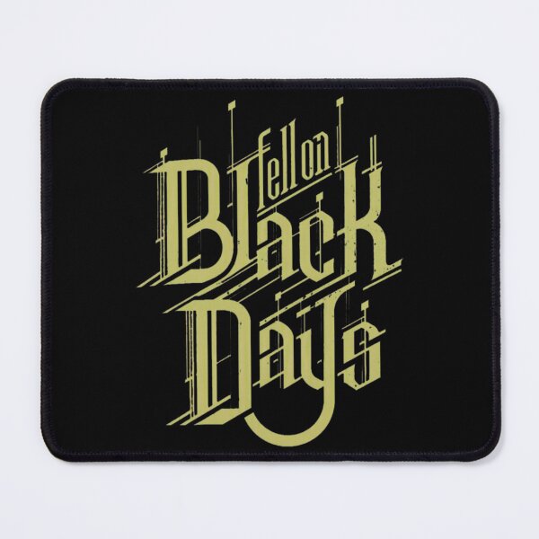 Item preview, Fell on Black Days Artistic Typography Gold Dark designed and sold by JAMESCHULTE.