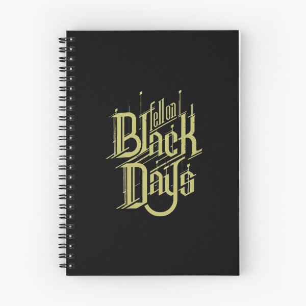 Item preview, Fell on Black Days Artistic Typography Gold Dark designed and sold by JAMESCHULTE.