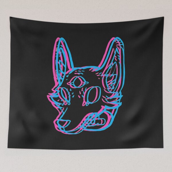 Item preview, Abstract Canine Head  designed and sold by ANNEINGTON.