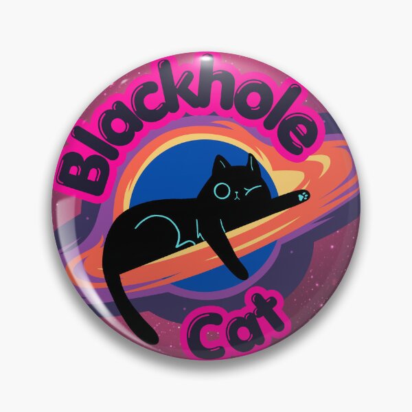 Item preview, It's a black cat from a blackhole! He's a character from my story. designed and sold by Strangestory.