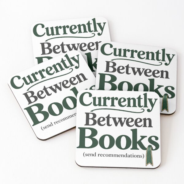 Item preview, Currently Between Books Send Recommendations Reader Gift designed and sold by ys96.