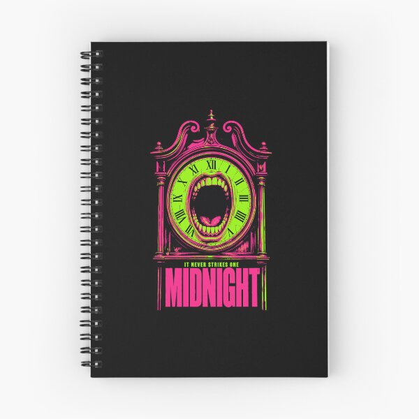Item preview, Halloween It Never Strikes One Midnight Clock Horror designed and sold by Uglyandcute.