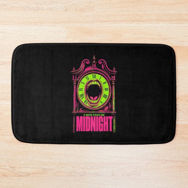 Item preview, Halloween It Never Strikes One Midnight Clock Horror designed and sold by Uglyandcute.