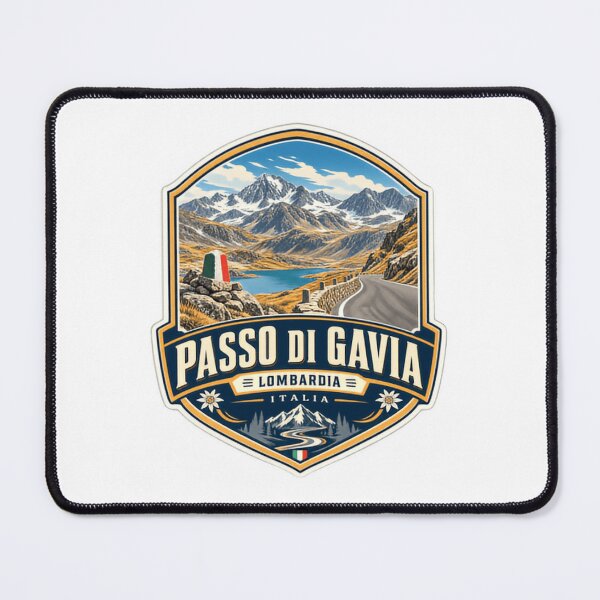 Item preview, Passo Di Gavia Lombardia Italia Mountain Pass Cycling Road Trip designed and sold by Star3NowForMe.