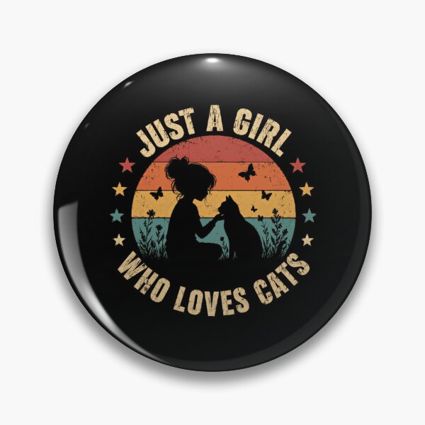 Item preview, Just A Girl Who Loves Cats Feline Pet Owner Woman designed and sold by SkeletonsDanger.