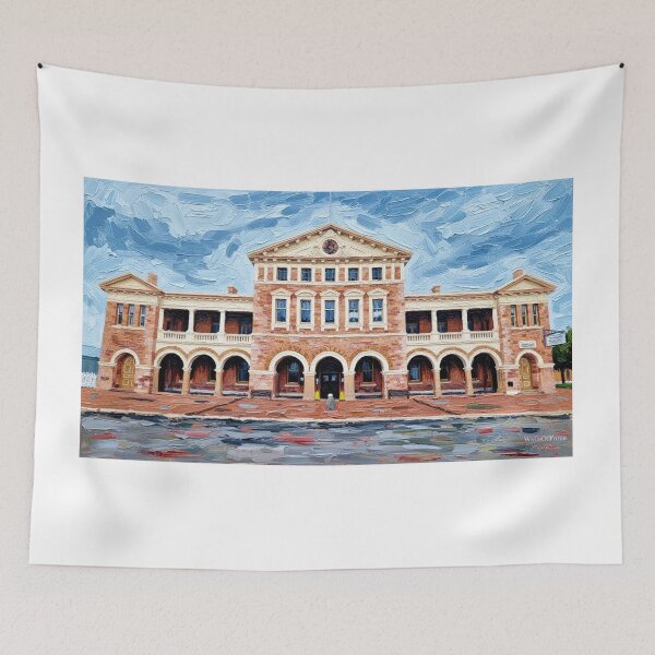 Item preview, Coolgardie Town Hall. Digital Painting. WallsOfFameAust designed and sold by WallsOfFameAust.